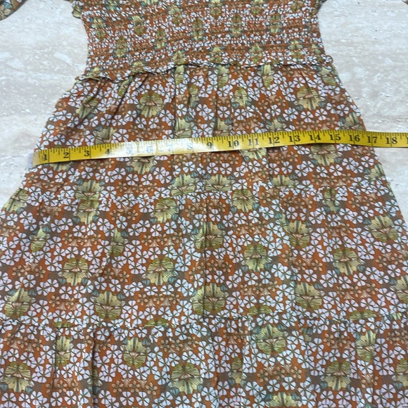 Max Studio NWOT orange and green dress,no flaws, measurements in photos - Picture 7 of 12